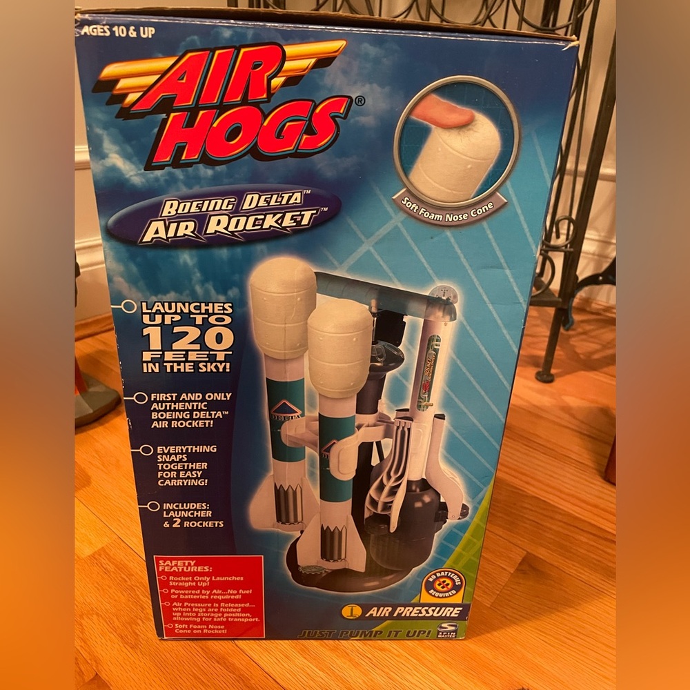 Rare/Vintage Air Hogs Boeing Delta Air Rocket